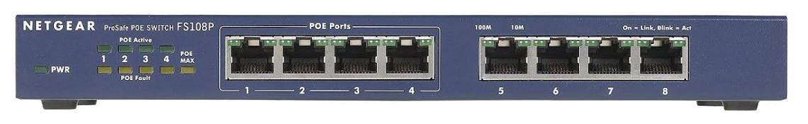 NETGEAR FS108P (işlənmiş)