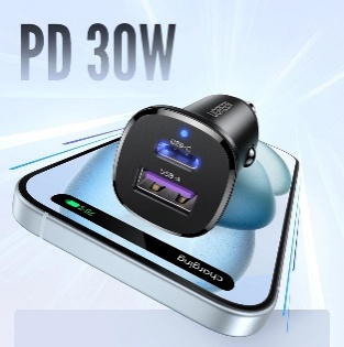 UGREEN 30W 2-port avtomobil şarjı