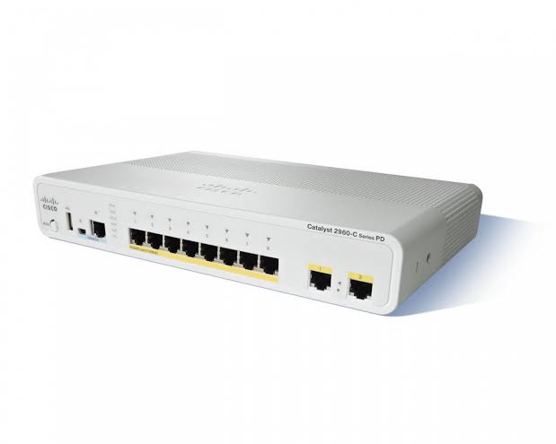 Cisco WS-C2960CPD-8PT-L V01 Kompakt Gigabit PoE Kommutator (işlənmiş)