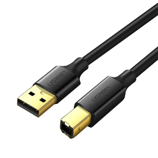 UGREEN USB-A - USB-B kabel 2 m qara
