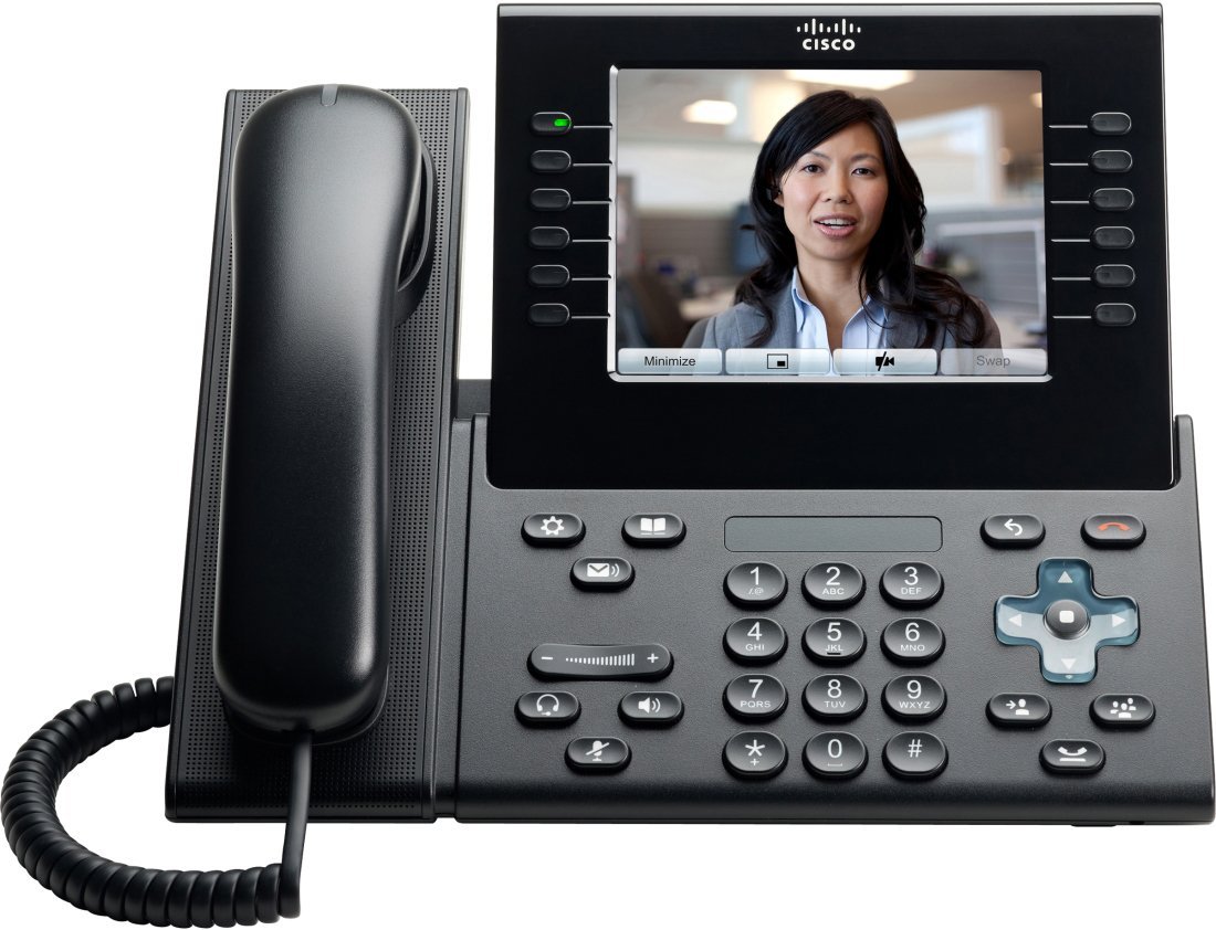 Cisco CP-9971 sensorlu Gigabit video IP telefon (işlənmiş)
