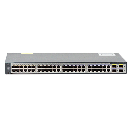 Cisco WS-C3750-48P V2 Stackable Gigabit PoE Kommutator (işlənmiş)