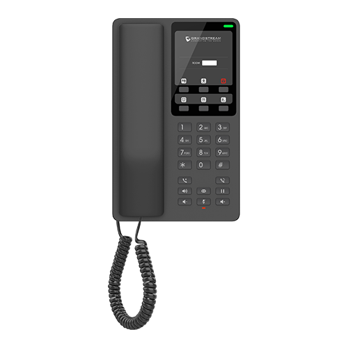 Grandstream GHP621 qara hotel IP telefon