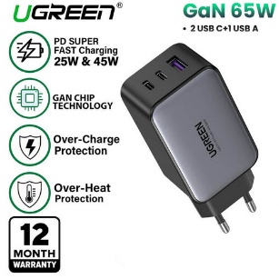 UGREEN 65W GaN şarj cihazı