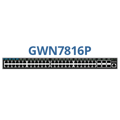 Grandstream GWN7816P 48-port PoE kommutator