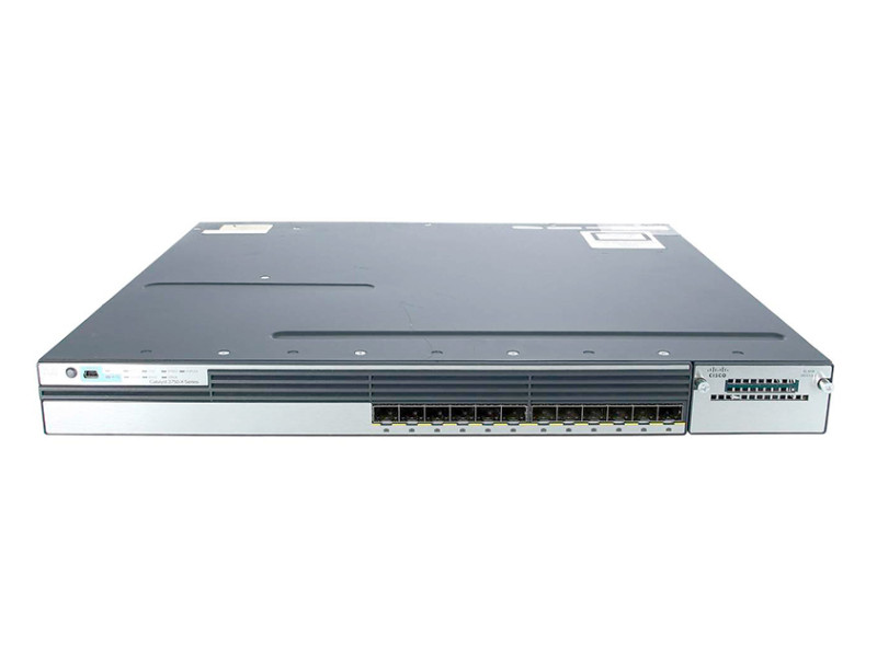 Cisco WS-C3750X-12S-S Stackable Gigabit SFP Kommutator (işlənmiş)