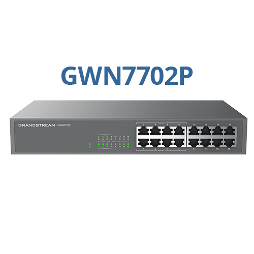 Grandstream GWN7702P 16-port PoE kommutator