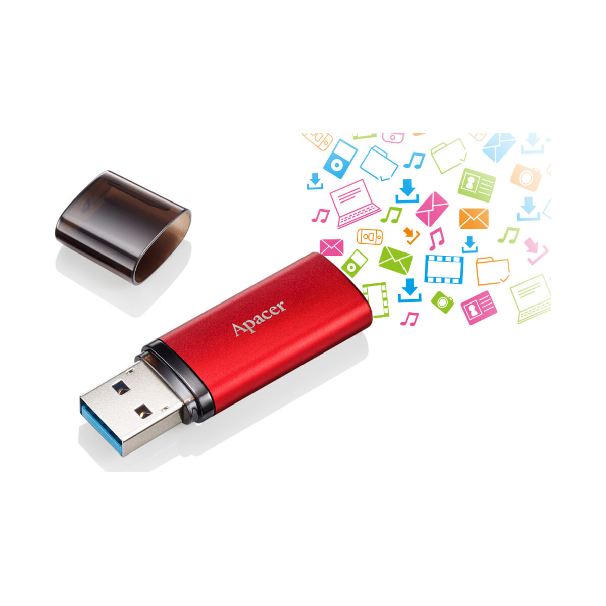 Apacer AH25B 64GB USB flash (qırmızı)