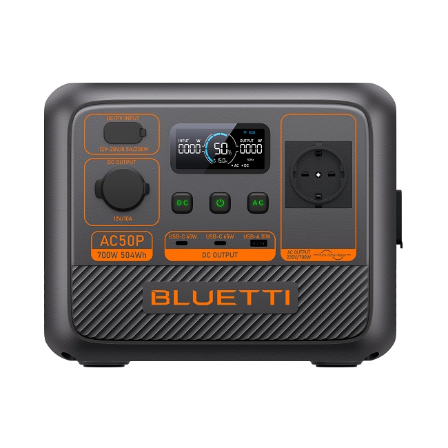 Bluetti AC50P Portable Power Station | 700W 504Wh
