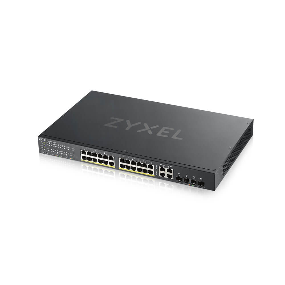 Zyxel GS1920-24HPv2 24-port PoE+ kommutator
