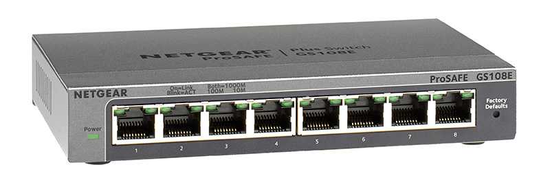 NETGEAR GS108E (işlənmiş)