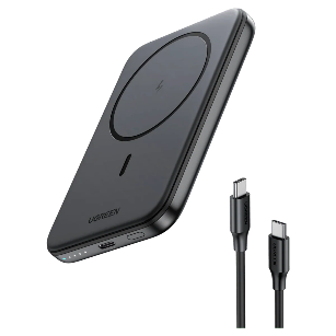 UGREEN PB561 10000mAh maqnit powerbank kosmik boz