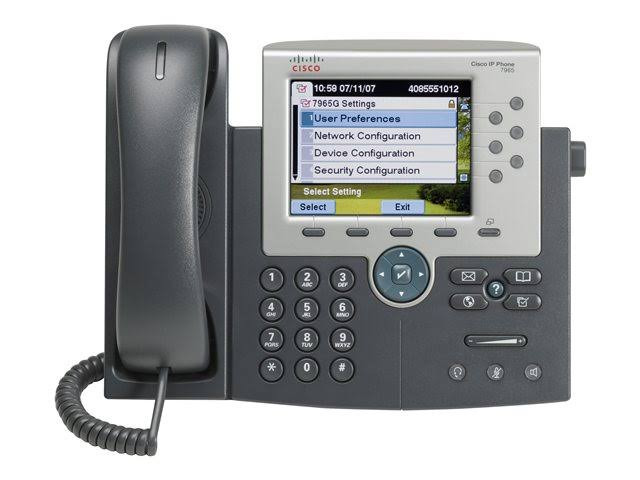 Cisco CP-7965G 6-xətli rəngli Gigabit IP telefon