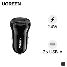 UGREEN Dual USB avtomobil şarjı