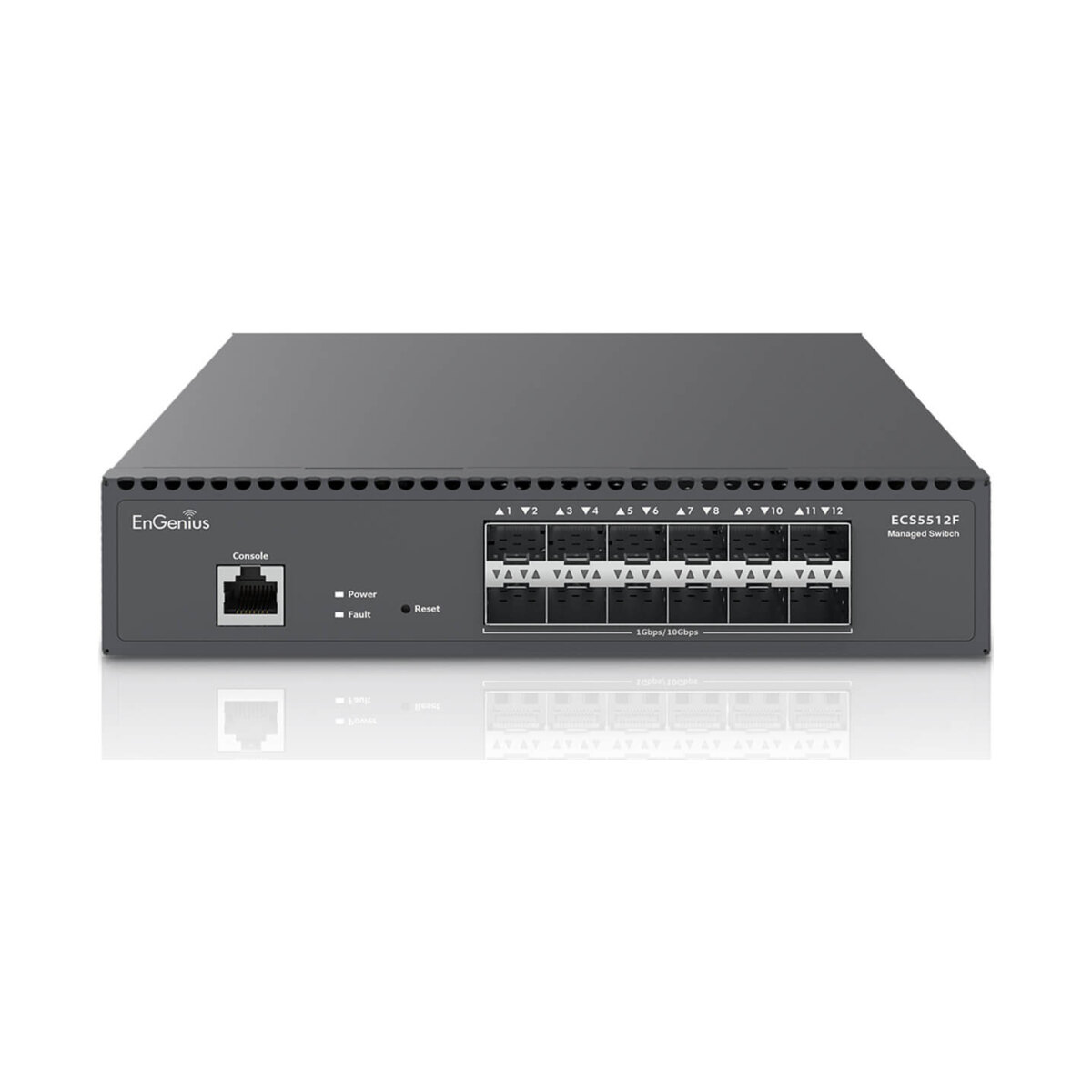 EnGenius ECS5512F 12-port 10G SFP+ Cloud kommutator