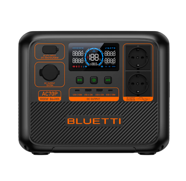 Bluetti AC70P Portable Power Station 1000W/864Wh