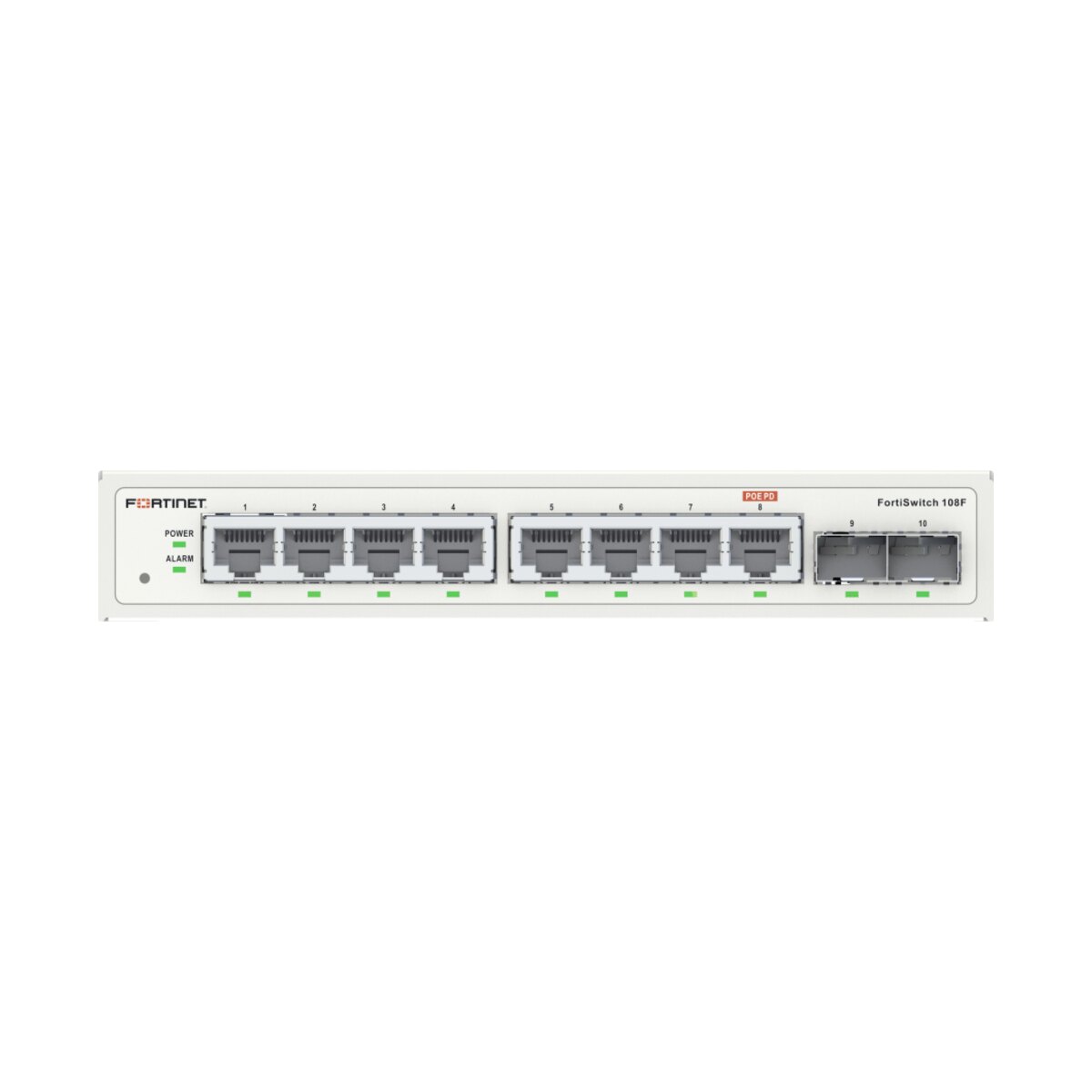 Fortinet FortiSwitch 108F 8-port fanless kommutator