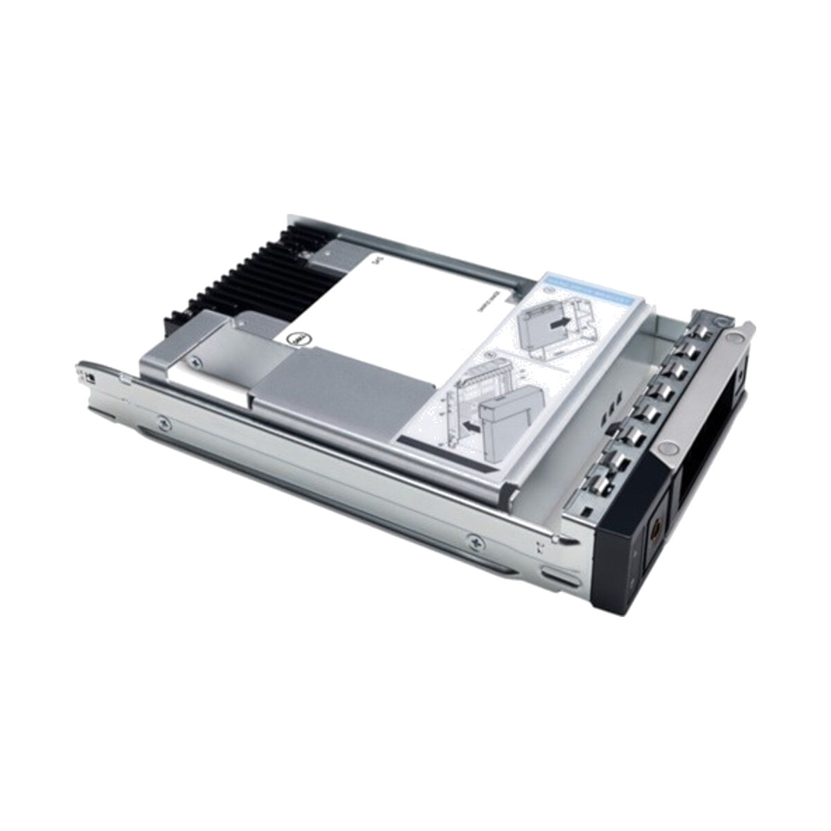 Dell 7.68TB SSD up to SAS 24Gbps ISE RI 512e 2.5in with 3.5in HYB CARR 1WPD