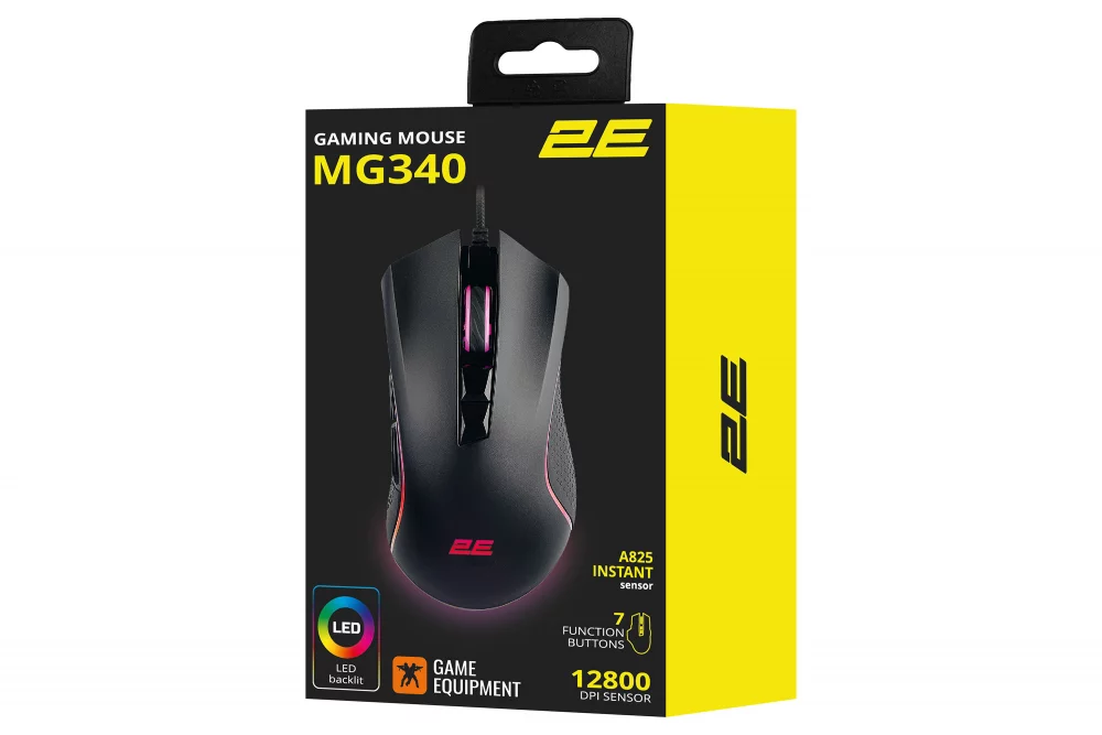 2E Gaming MG340 RGB Simli Oyun Siçanı (2E-MG340UB)