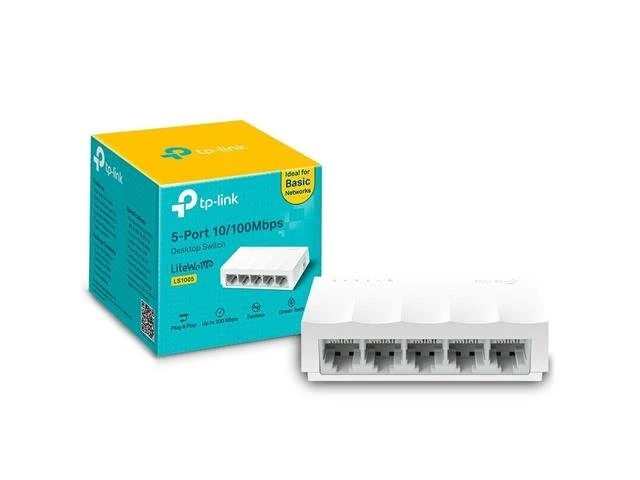 TP-Link LiteWave LS1005 5-Port 10/100M Masaüstü Kommutator (Switch)