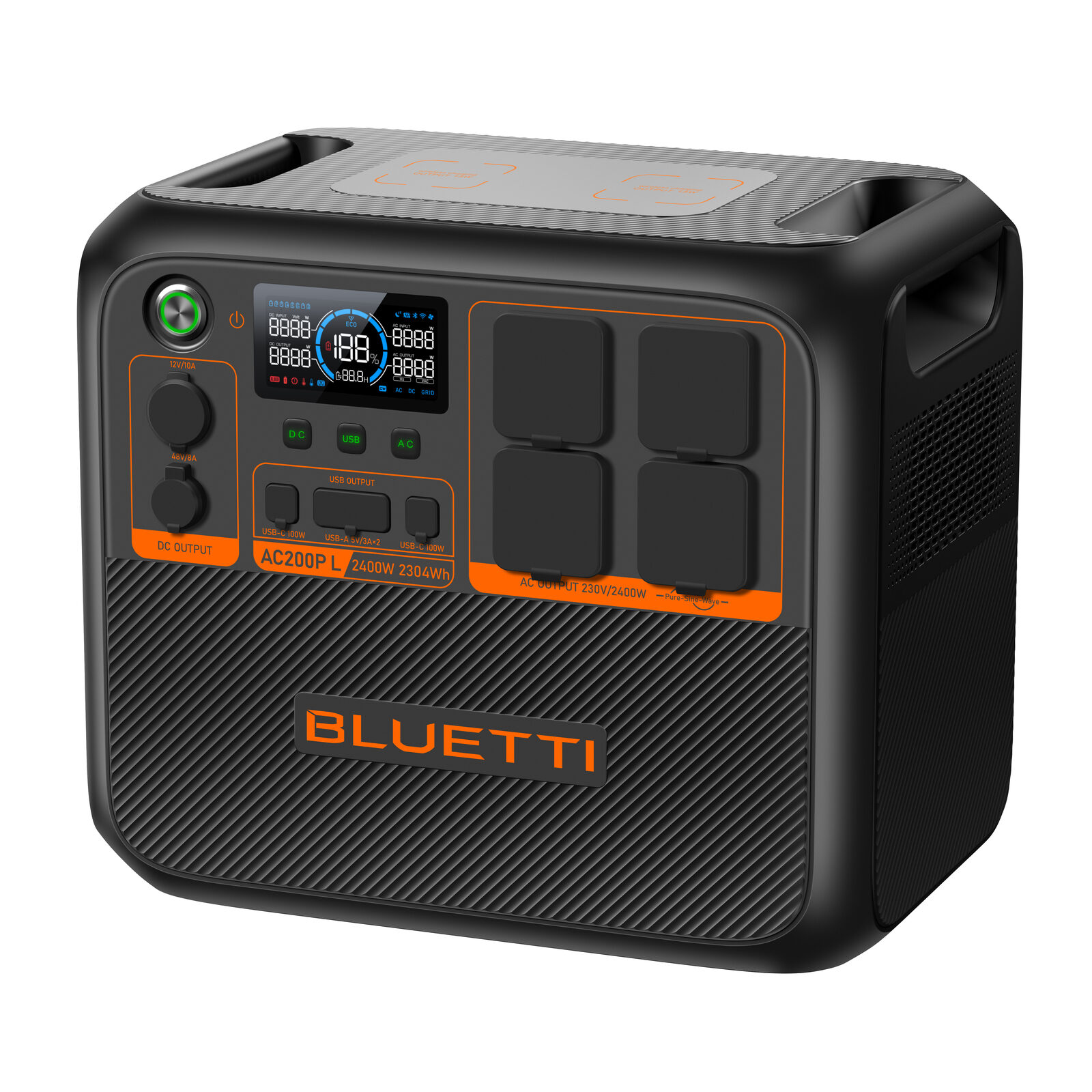 Bluetti AC200PL Expandable Power Station | 2400W 2304Wh