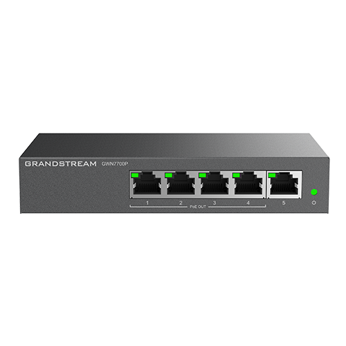 Grandstream GWN7700P 5-port PoE kommutator