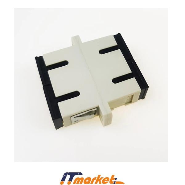 Adapter SC-UPC -SC-UPC DX gray-1 Adapter SC-UPC -SC-UPC DX gray-1