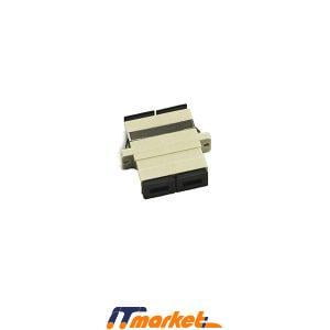 Adapter SC-UPC -SC-UPC DX gray-3 Adapter SC-UPC -SC-UPC DX gray-3