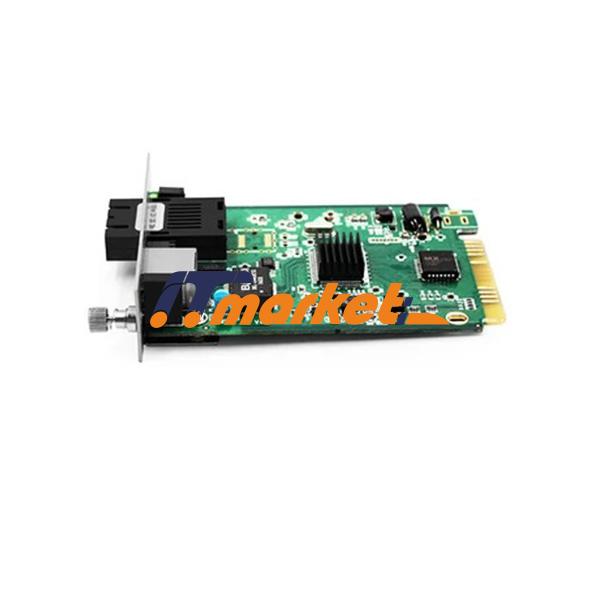 Card transceiver sc port 10-100m dual fiber-1