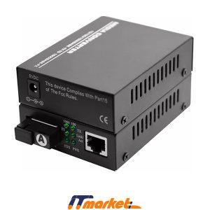 Media Converter 1310-1550nm 20km 10-100-1000M SM fiber A-2