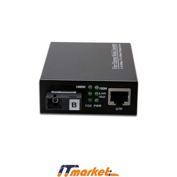 Media Converter 1310-1550nm 20km 10-100-1000M SM fiber B-1