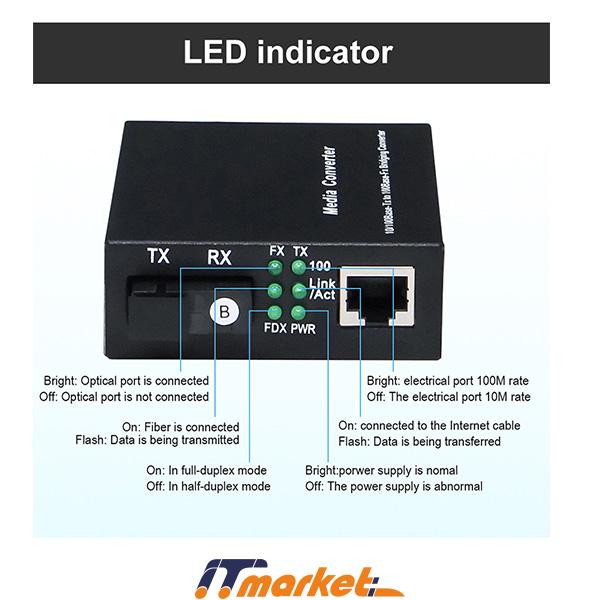 Mediakonverter 1550-1310nm 20km 10-100M SM fiber B-2 Mediakonverter 1550-1310nm 20km 10-100M SM fiber B-2