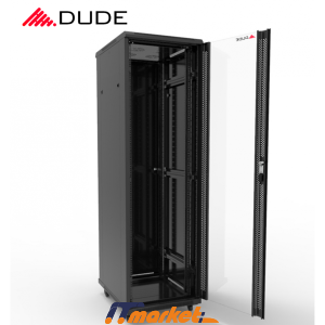 DUDE 22U 600X800 STANDING RACKMOUNT CABINET BLACK (NB-6822)-1 DUDE 22U 600X800 STANDING RACKMOUNT CABINET BLACK (NB-6822)-1