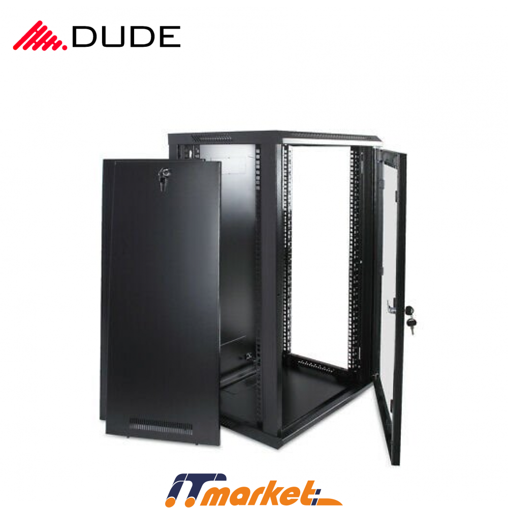 DUDE 27U 600X800 STANDING RACKMOUNT CABINET BLACK (NB-6827)-3 DUDE 27U 600X800 STANDING RACKMOUNT CABINET BLACK (NB-6827)-3