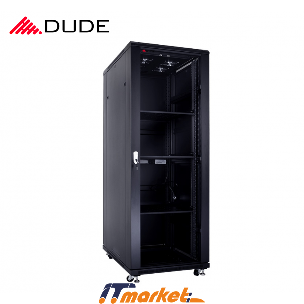 DUDE 37U 600X1000 STANDING RACKMOUNT CABINET BLACK (NB-6037) DUDE 37U 600X1000 STANDING RACKMOUNT CABINET BLACK (NB-6037)