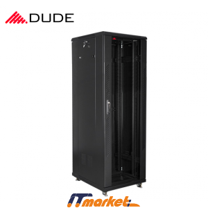 DUDE 37U 600X800 STANDING RACKMOUNT CABINET BLACK (NB-6837)