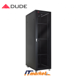 DUDE 42U 600X1000 STANDING RACKMOUNT CABINET BLACK (NB-6042)