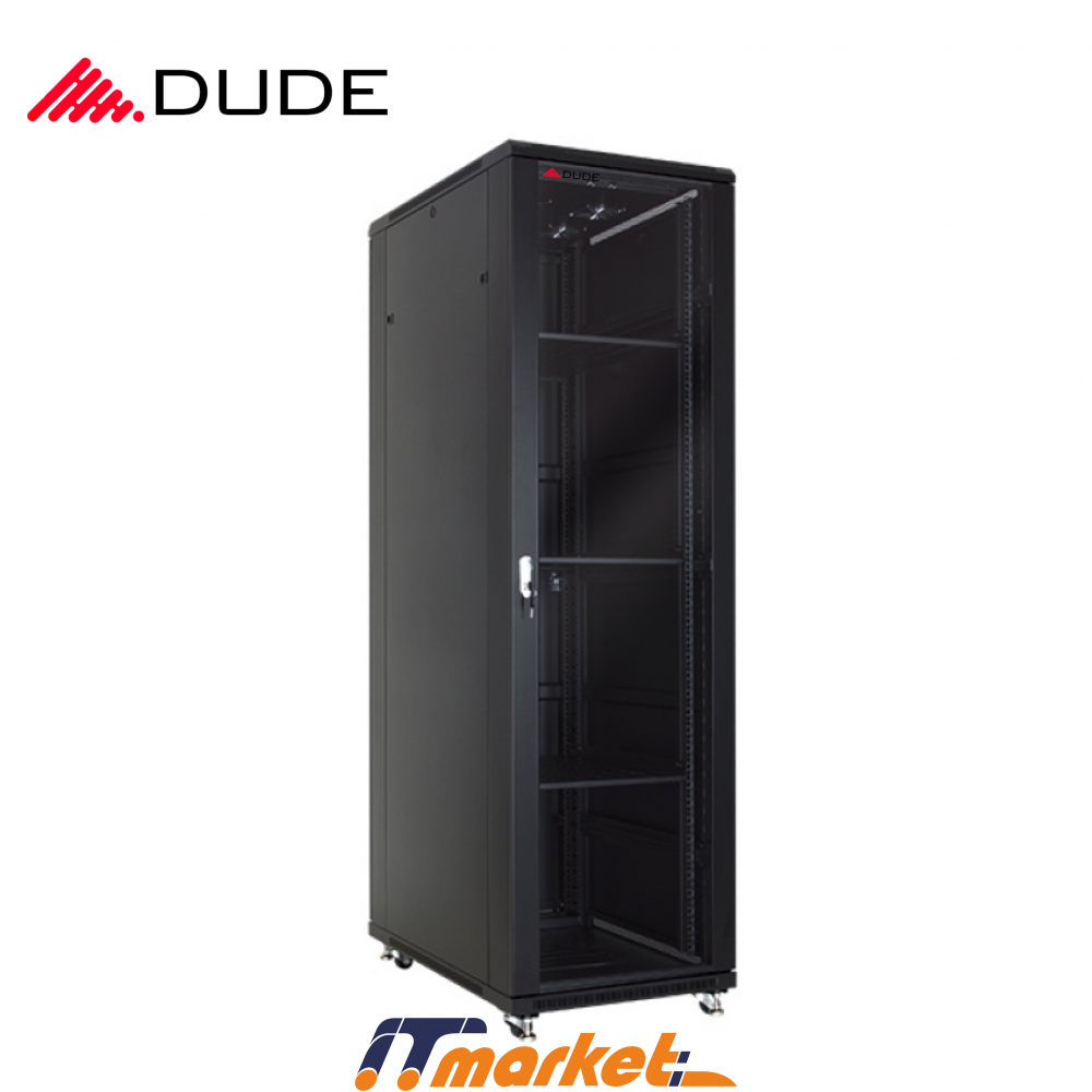 DUDE 42U 600X1000 STANDING RACKMOUNT CABINET BLACK (NB-6042) DUDE 42U 600X1000 STANDING RACKMOUNT CABINET BLACK (NB-6042)