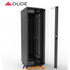 DUDE 42U 600X600 STANDING RACKMOUNT CABINET BLACK (NB-6642)-1