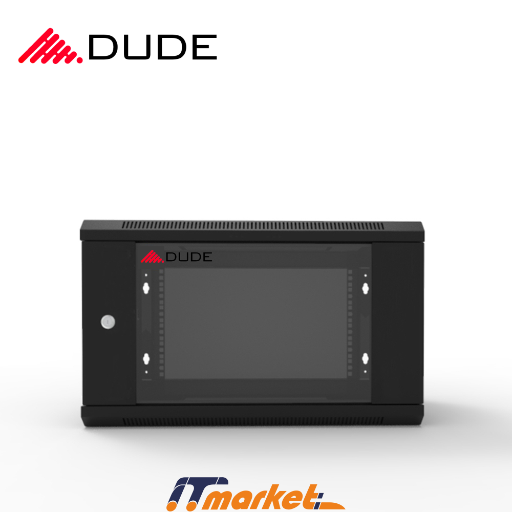 DUDE 4U 600X600 WALL-MOUNTED RACKMOUNT CABINET BLACK (WS3-6604)-1 DUDE 4U 600X600 WALL-MOUNTED RACKMOUNT CABINET BLACK (WS3-6604)-1