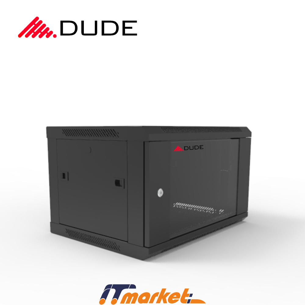 DUDE 4U 600X600 WALL-MOUNTED RACKMOUNT CABINET BLACK (WS3-6604)-3 DUDE 4U 600X600 WALL-MOUNTED RACKMOUNT CABINET BLACK (WS3-6604)-3