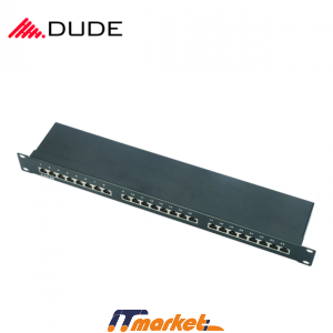 DUDE PATCH PANEL CAT5E UTP 24 PORTS (P3224-C5E) DUDE PATCH PANEL CAT5E UTP 24 PORTS (P3224-C5E)