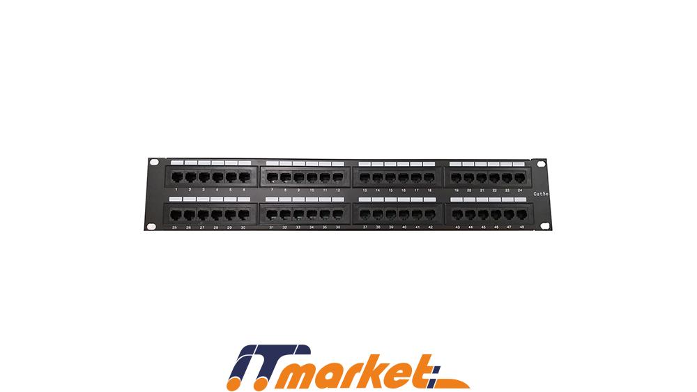 DUDE PATCH PANEL CAT5E UTP 48 PORTS (P2548-C5E) DUDE PATCH PANEL CAT5E UTP 48 PORTS (P2548-C5E)