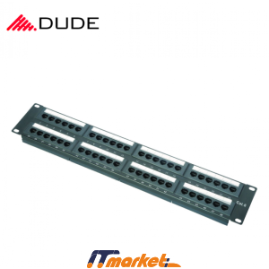 DUDE PATCH PANEL CAT6 UTP 48 PORTS (P2548-C6) DUDE PATCH PANEL CAT6 UTP 48 PORTS (P2548-C6)