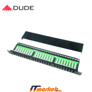 DUDE PATCH PANEL CAT6A SFTP 48 PORTS (P5648S-C6A) DUDE PATCH PANEL CAT6A SFTP 48 PORTS (P5648S-C6A)