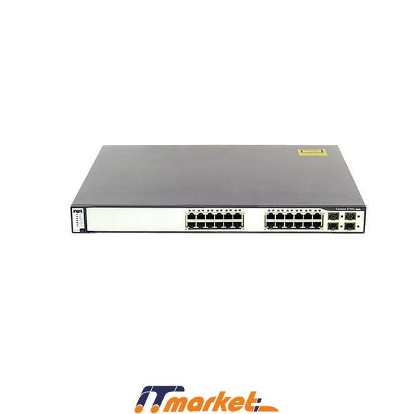 Cisco WS-C3750G-24PS-S Switch 4 SFP 1