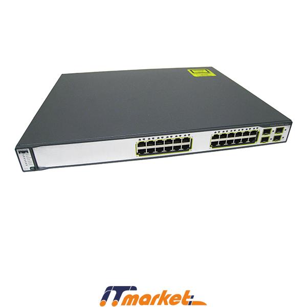 Cisco WS-C3750G-24PS-S Switch 4 SFP 2 Cisco WS-C3750G-24PS-S Switch 4 SFP 2