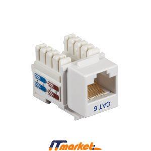 Jack keystone cat6 UTP 1 Jack keystone cat6 UTP 1