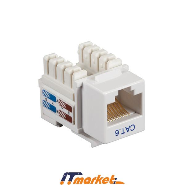 Jack keystone cat6 UTP 1 Jack keystone cat6 UTP 1