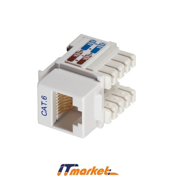 Jack keystone cat6 UTP 2 Jack keystone cat6 UTP 2